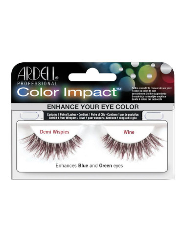 ARDELL COLOR IMPACT Rzęsy Pasek Demi Wispies Wine