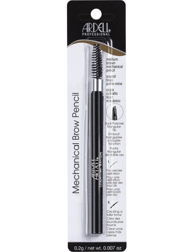 ARDELL Mechanical Brow Pencil Spoolie MEDIUM BROWN