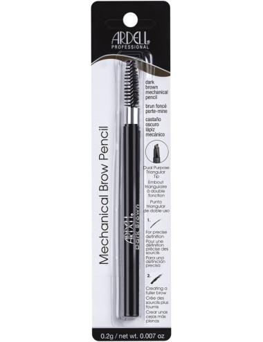 ARDELL Mechanical Brow Pencil w/ Spoolie Dark Brown