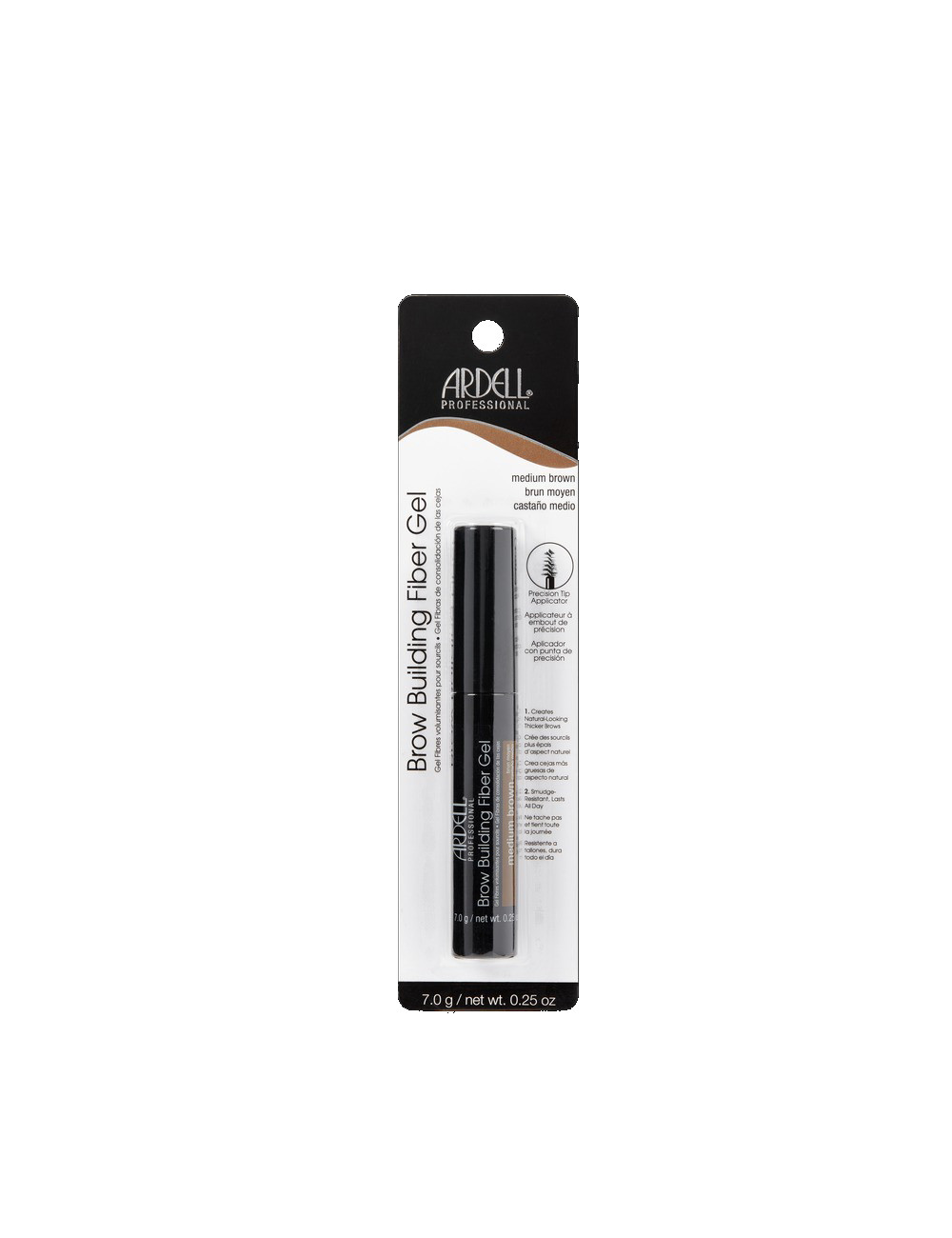 ARDELL  BROW FIBER Medium Brown Żel ŚREDNI BRĄZ 7g