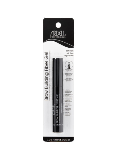 ARDELL BROW FIBER Soft Black Żel do Brwi Czarny 7g
