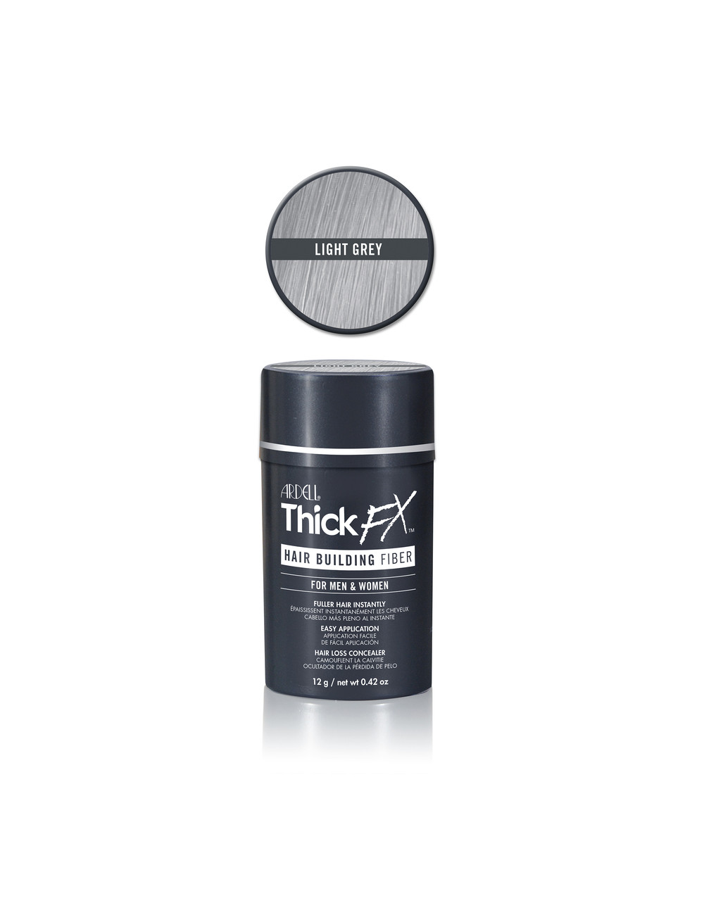 ARDELL Thick FX Hair Fiber LIGHT GREY JASNY SZARY