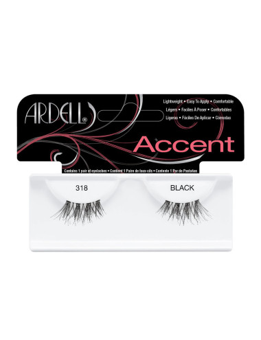 ARDELL ACCENT Rzęsy Połówki Para 318 BLACK