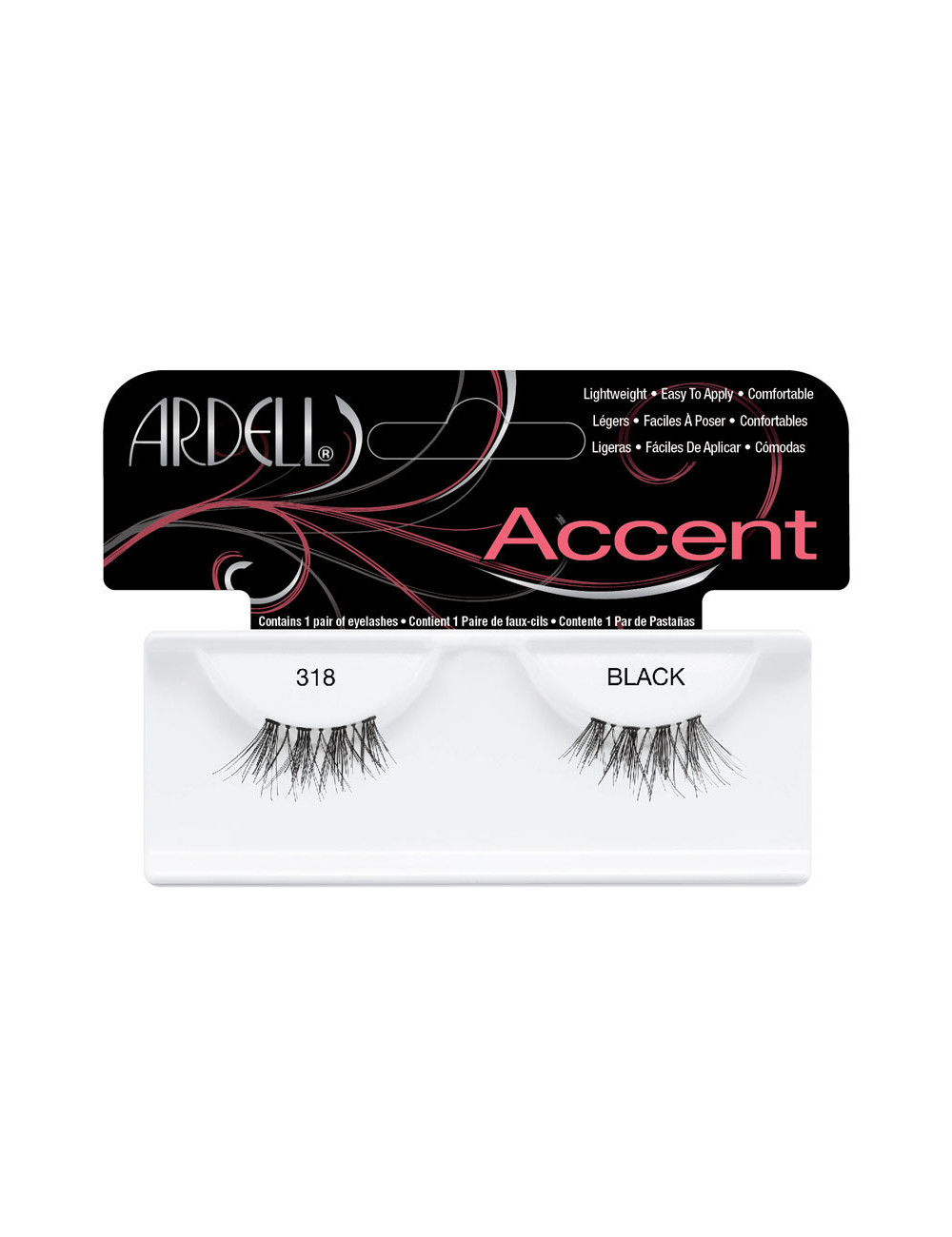 ARDELL ACCENT Rzęsy Połówki Para 318 BLACK