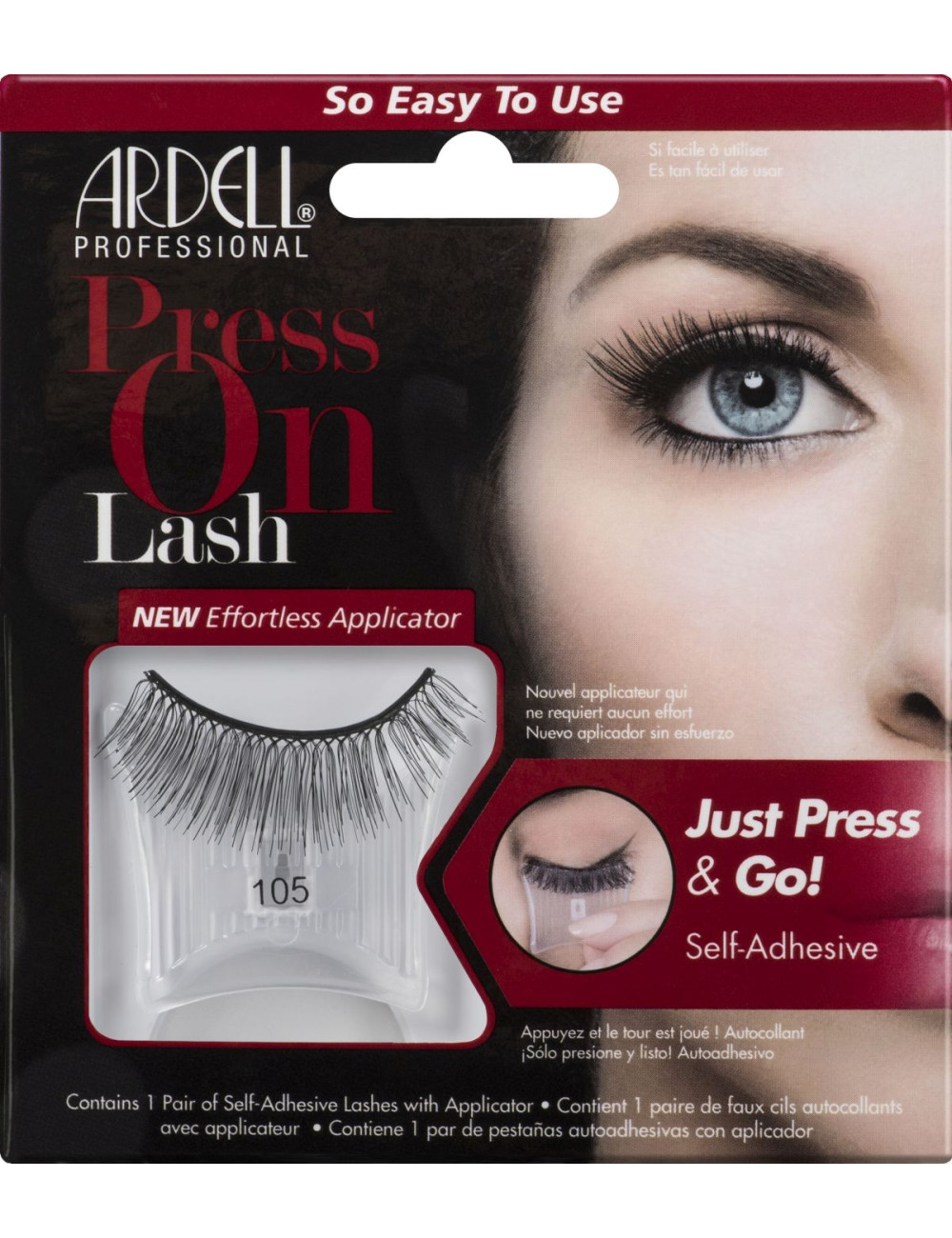 ARDELL Rzęsy PRESS ON SELF - 105 z aplikatorem