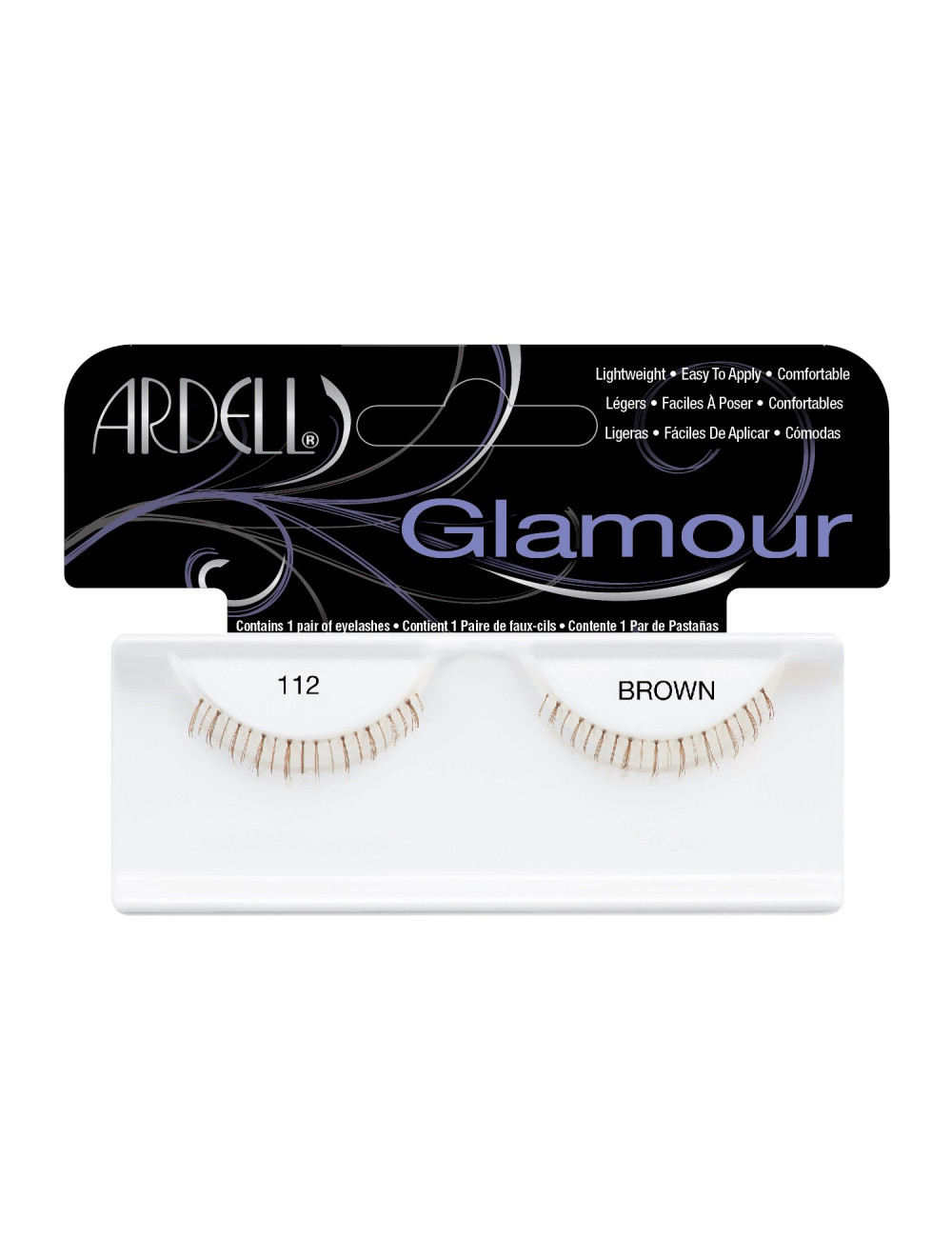 ARDELL Rzęsy  Pełne Pasek Black  112   BROWN