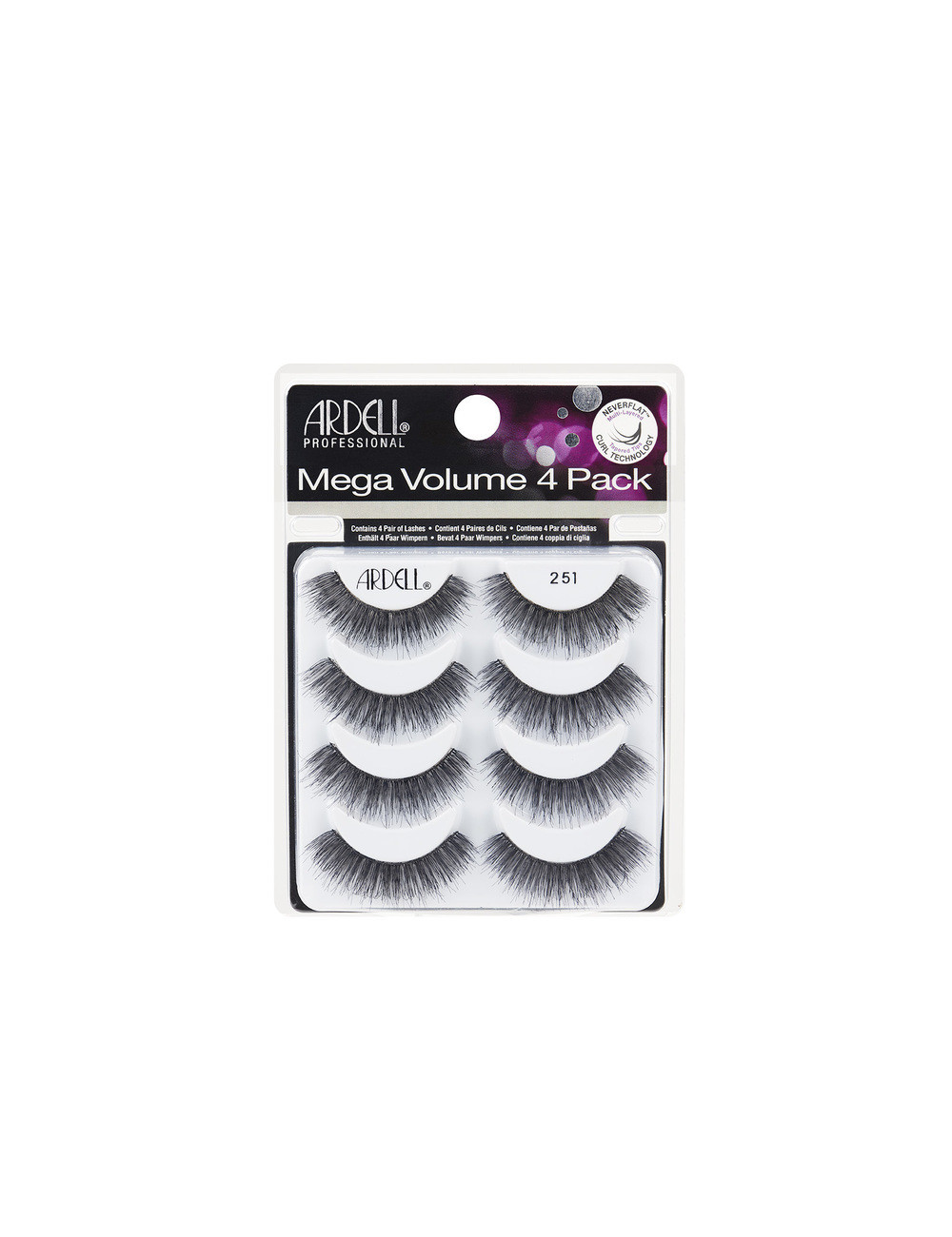 ARDELL Rzęsy BLACK 4 Pack MEGA VOLUME Double Up 251