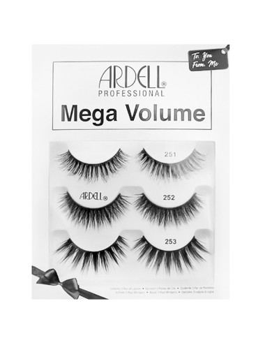 ARDELL MEGA VOL Holiday 3pack 251 252 253