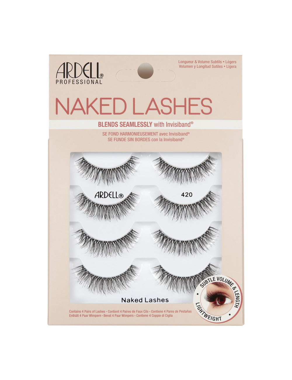 ARDELL Naked Lashes 420 Black MULTIPACK