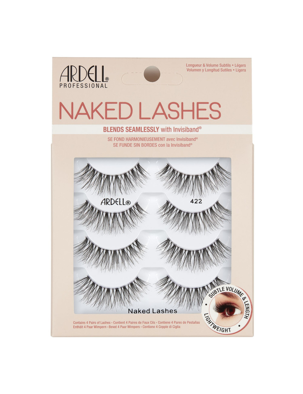 ARDELL Naked Lashes 422 Black MULTIPACK