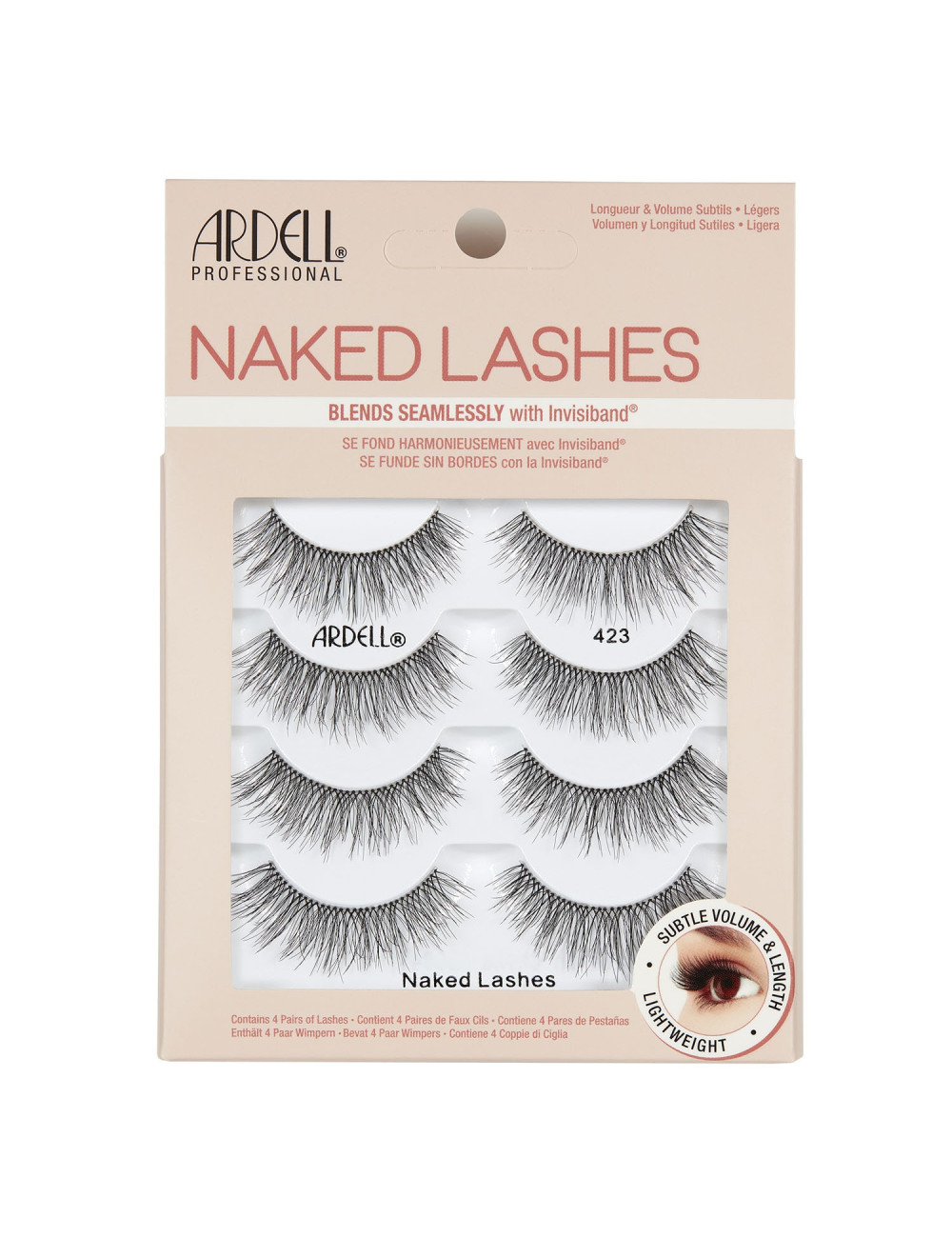 ARDELL Naked Lashes 423 Black MULTIPACK