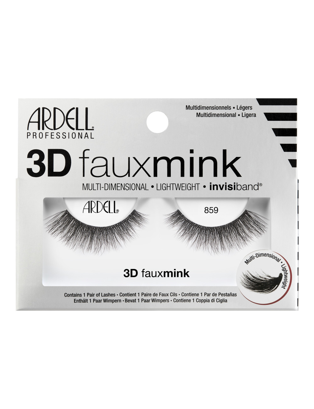 ARDELL Rzesy Pełne Pasek FAUX MINK 3D - 859