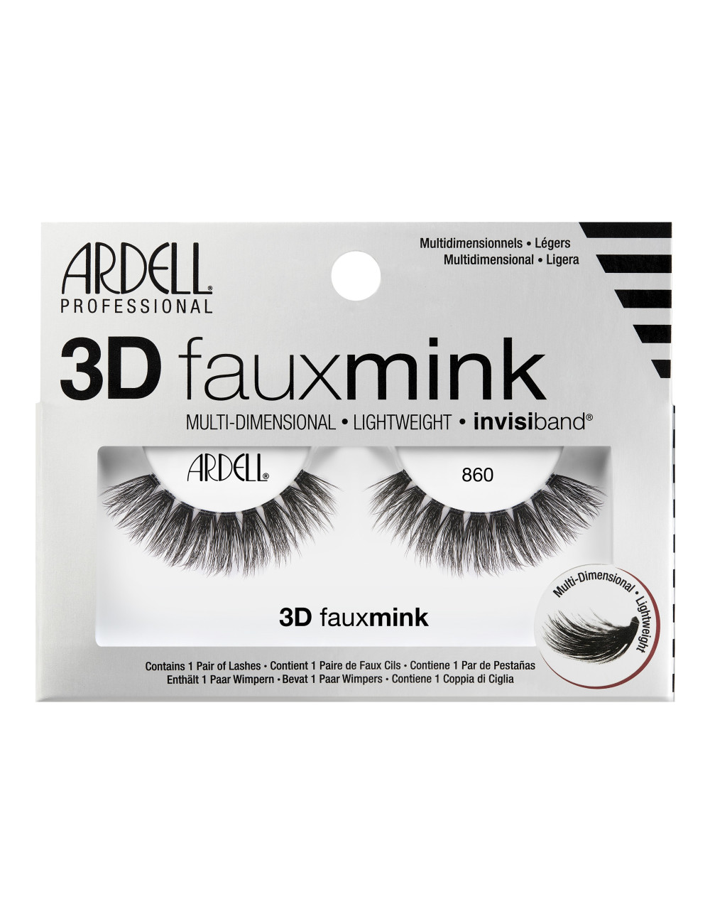 ARDELL Rzesy Pełne Pasek FAUX MINK 3D - 860