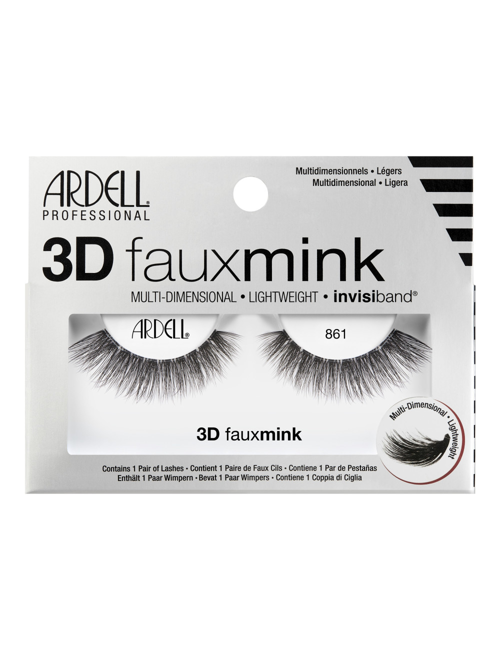 ARDELL Rzesy Pełne Pasek FAUX MINK 3D - 861