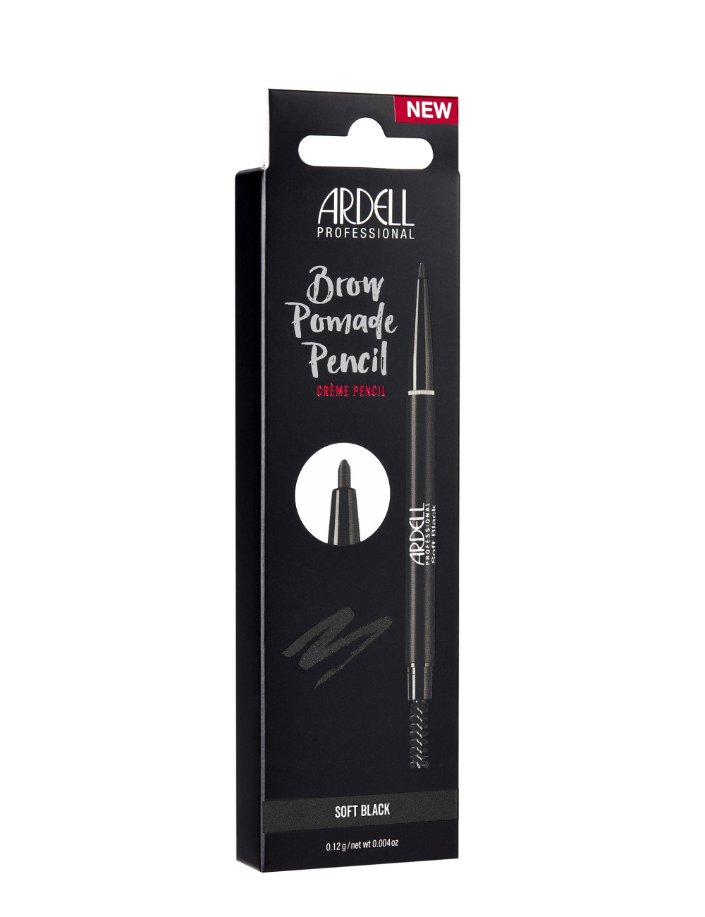 ARDELL Kredka do Brwi Pomade Pencil SOFT BLACK - delikatna czerń
