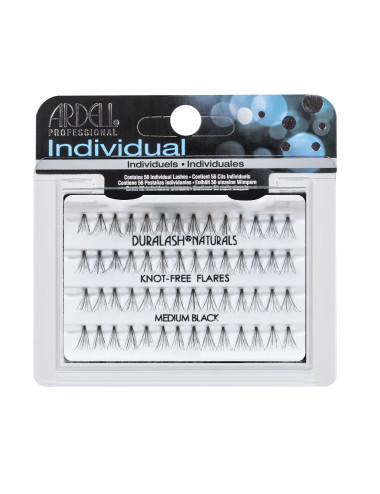 ARDELL NATURALS Rzęsy Kępki MEDIUM Knot Free 56szt