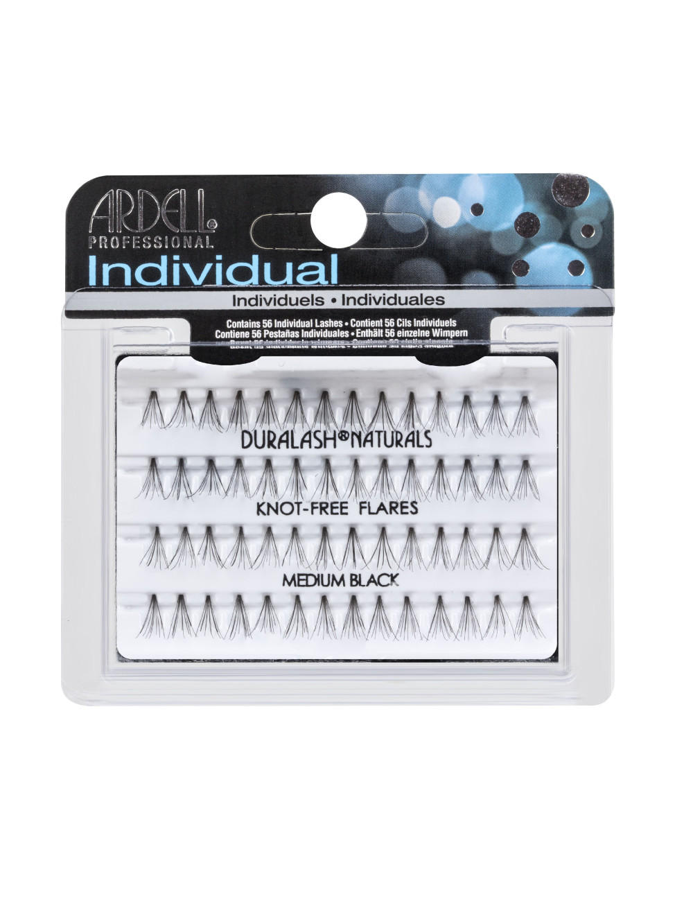 ARDELL NATURALS Rzęsy Kępki MEDIUM Knot Free 56szt