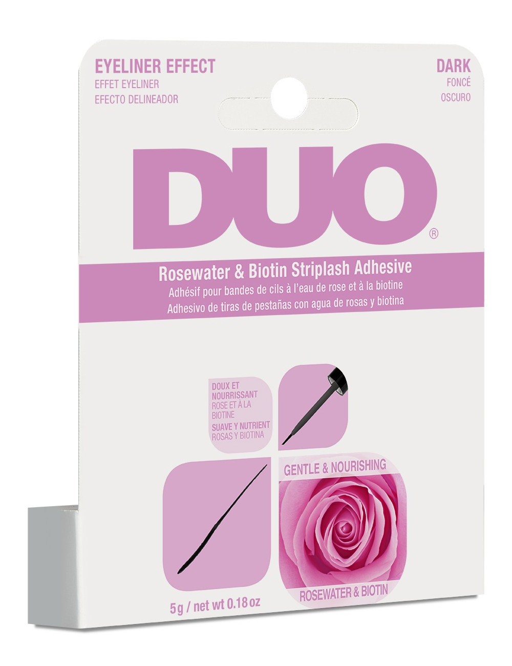 ARDELL DUO klej - Woda Różana + Biotyna - Dark 5 g