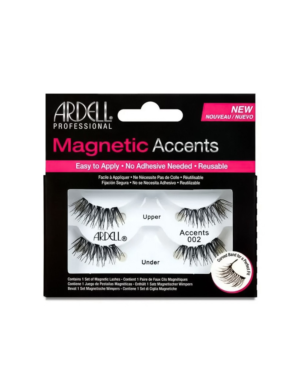 ARDELL Rzęsy połówki Black Magnetic Lash Accents 002