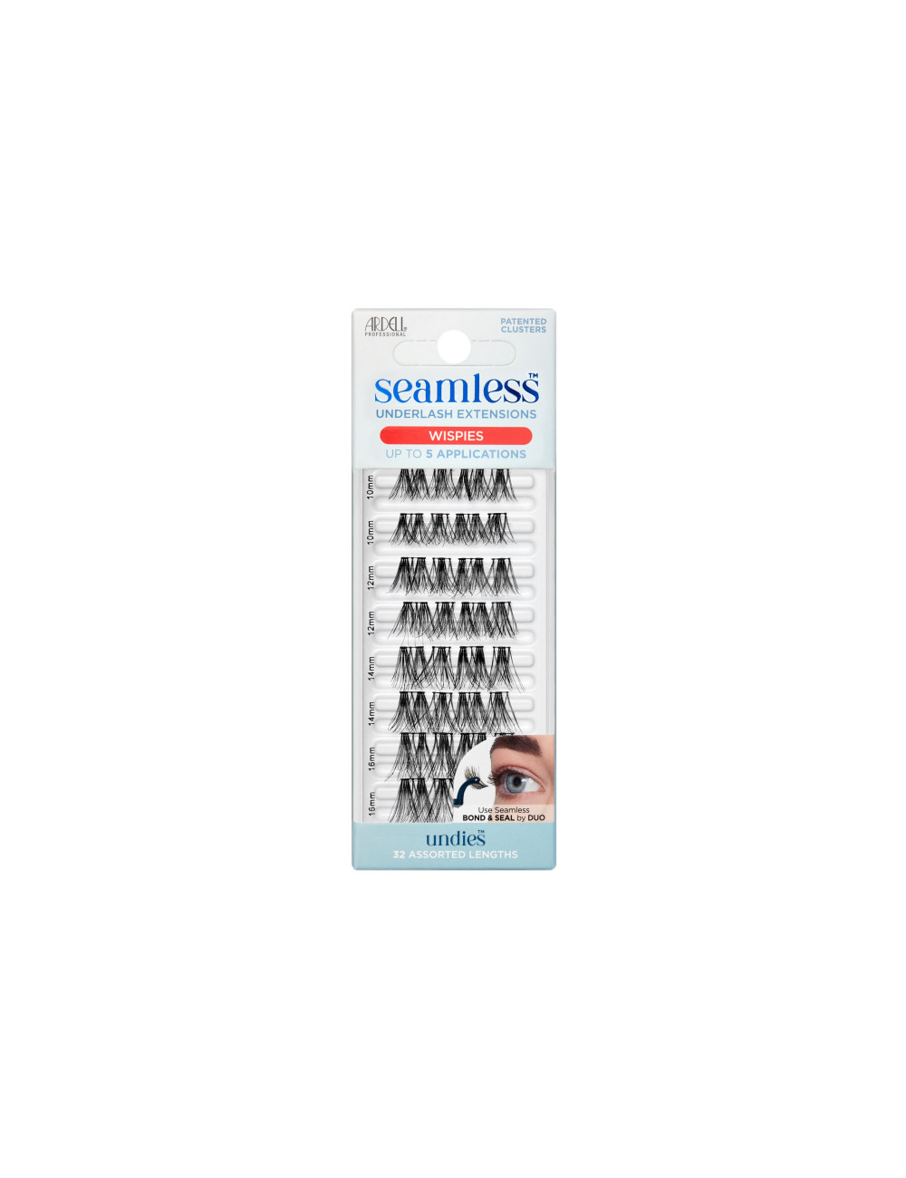 Ardell - Seamless Underlash Extensions Wispies - For Women, 32 pc